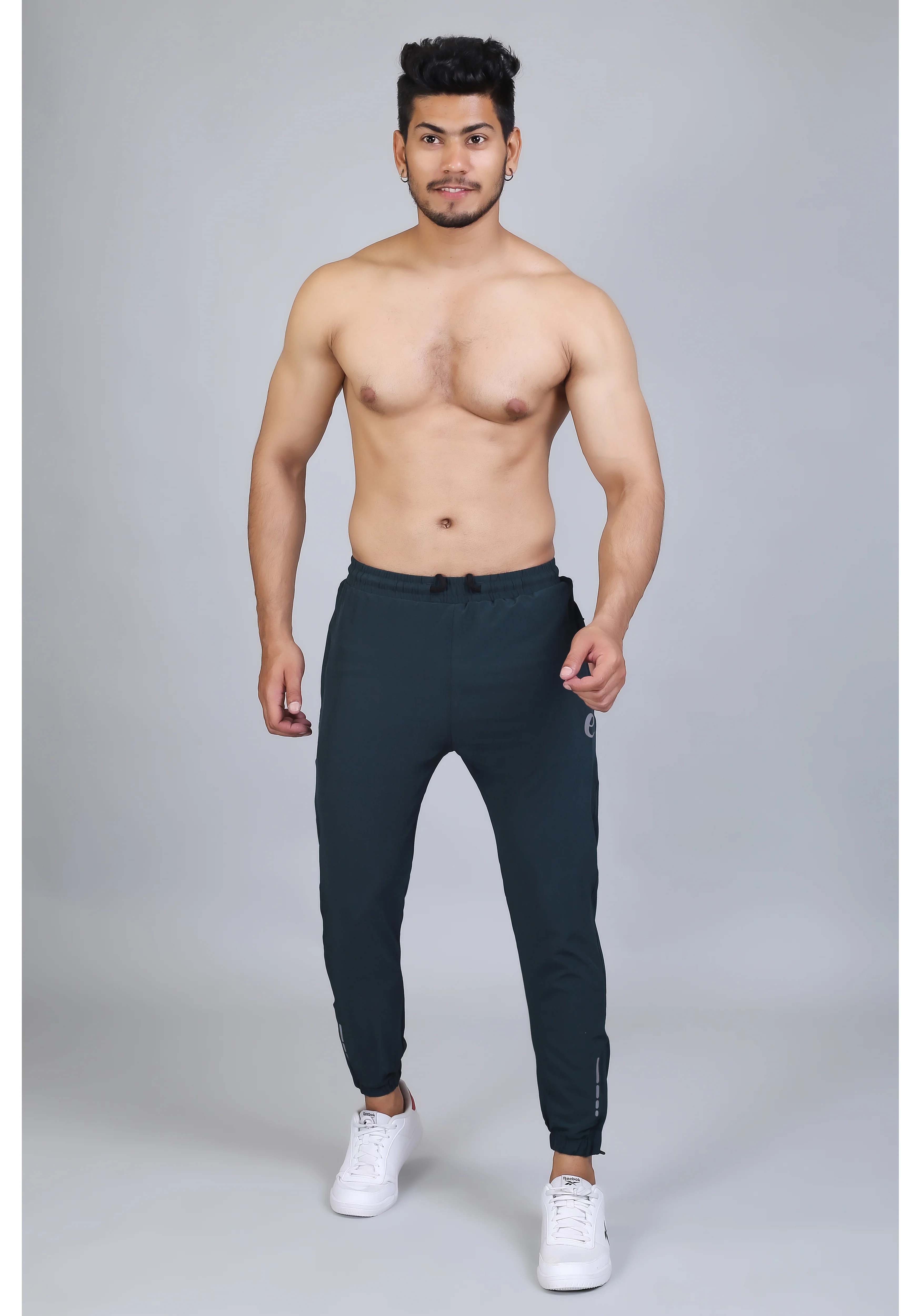 Ethan Men Solid Nylon Spandex Six Zipper Track Pants - Image 33
