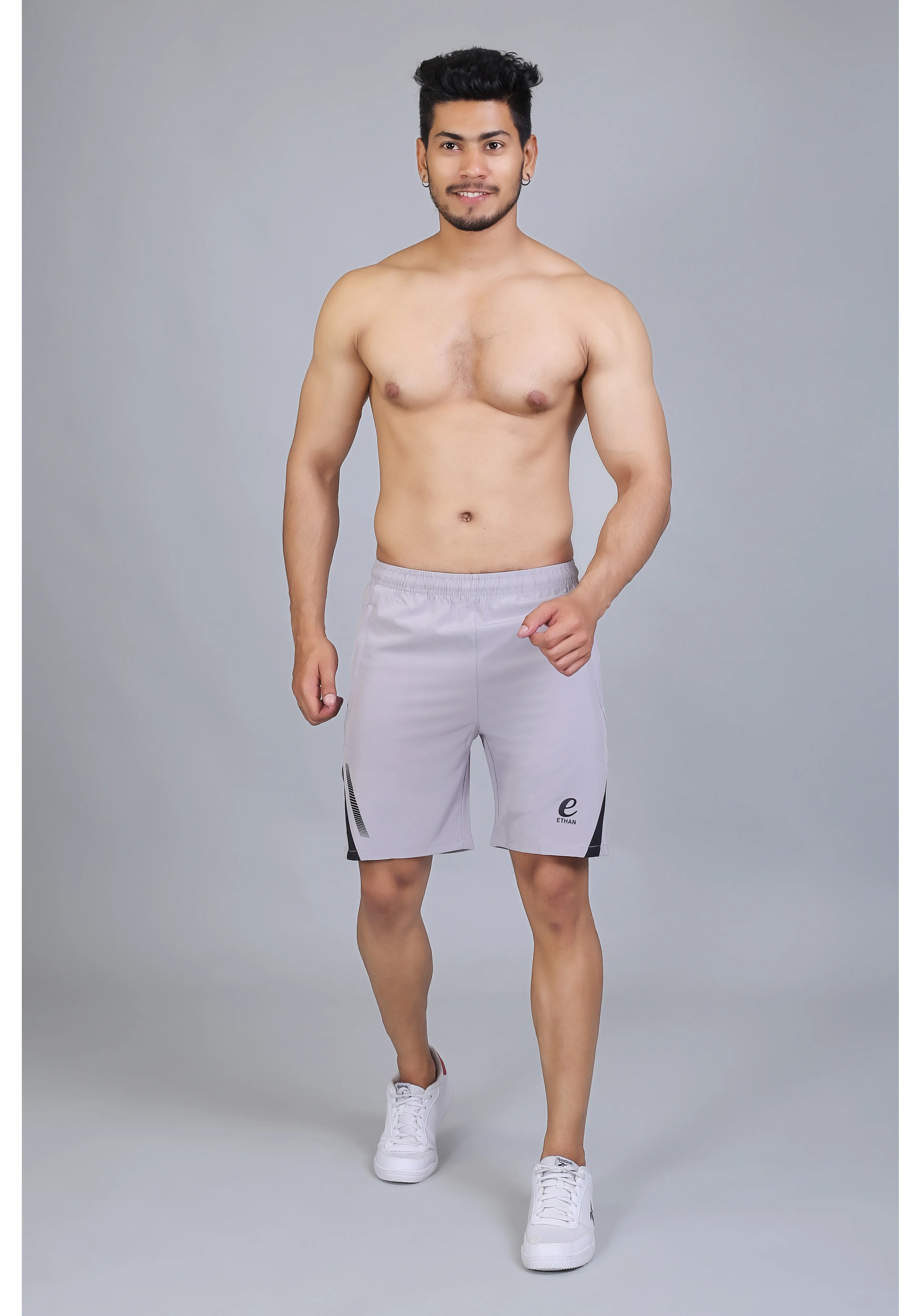 Ethan Solid Men Elasticated Towel Sports Shorts - Image 19